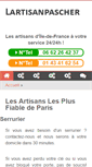 Mobile Screenshot of lartisanpascher.com